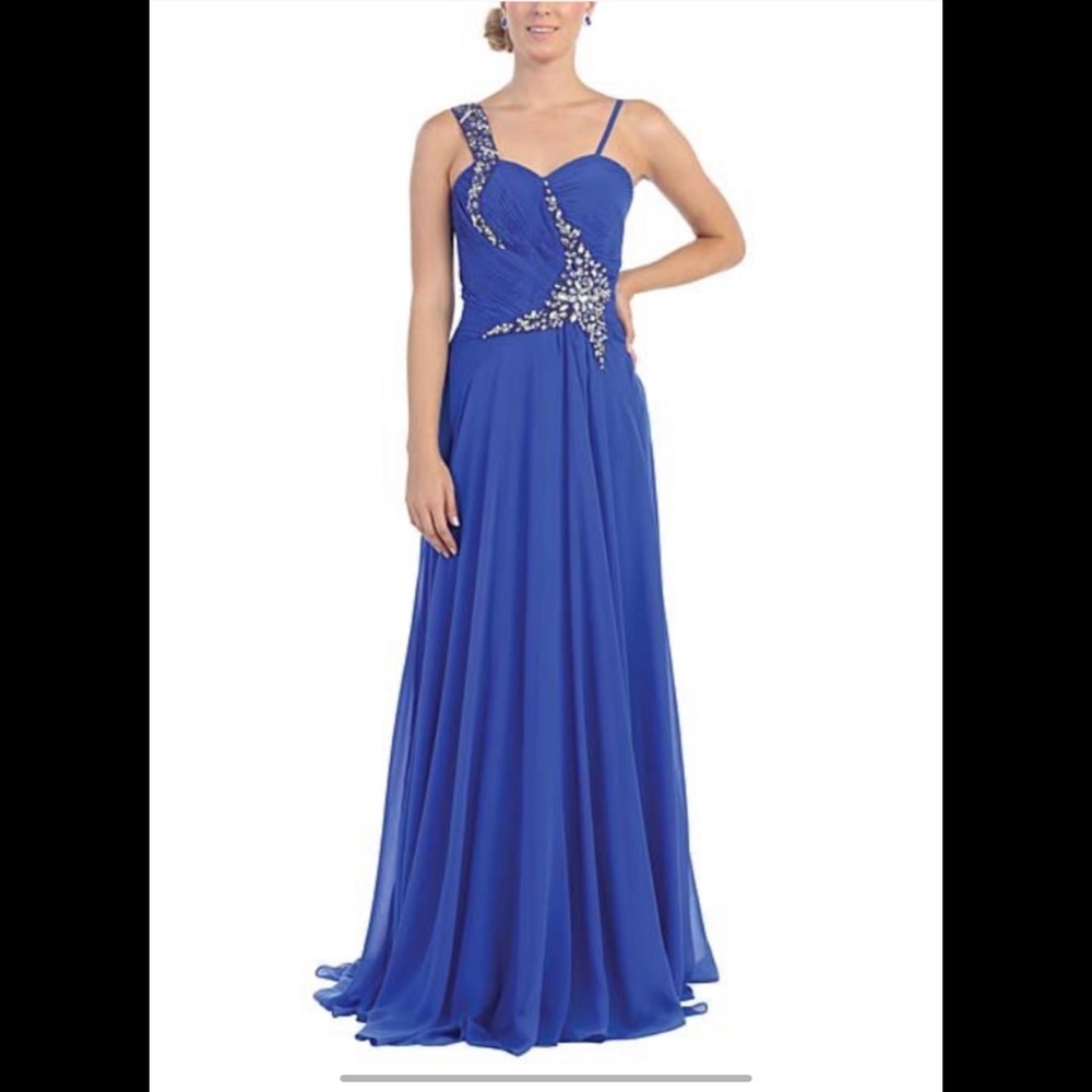 Robe de bal bleu royal / prom dress / Bridesmaid